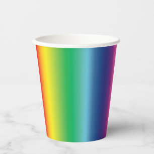 Rainbow Gay Pride Lgbtq Muster Pappbecher