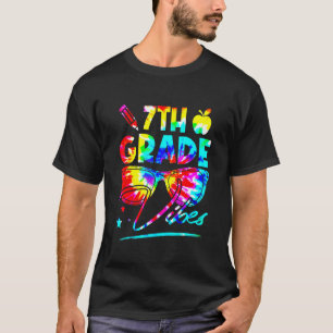 Rainbow Gefärbte Krawatte Brille 7. Klasse Vibes B T-Shirt