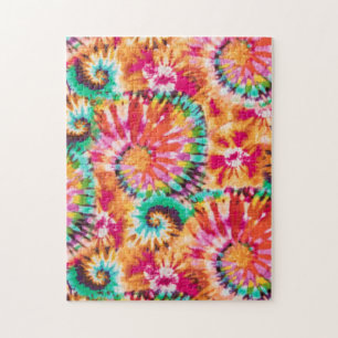 Rainbow Gefärbte Krawatte Circular Spirale Colorf