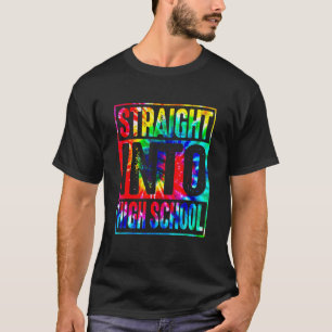 Rainbow-Gefärbte Krawatte direkt in die High Schoo T-Shirt