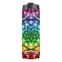 Rainbow Gefärbte Krawatte Mandala Star