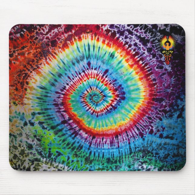 Rainbow Gefärbte Krawatte Mouse Pad Mousepad (Vorne)