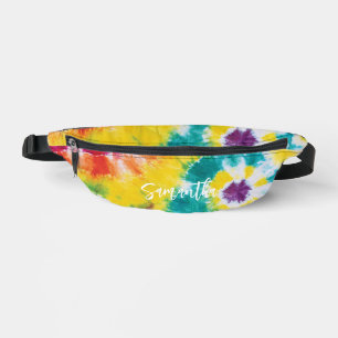 Rainbow Gefärbte Krawatte Personalisiert farbig Bauchtasche