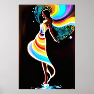 Rainbow-Gelassenheit Poster
