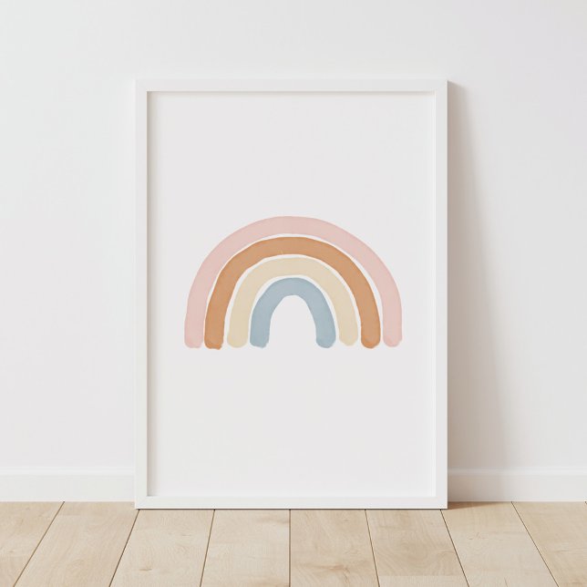 Rainbow Gender Neutral Baby Kinderzimmer Decor Poster (Von Creator hochgeladen)
