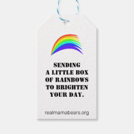 Rainbow-Geschenkmarke Geschenkanhänger