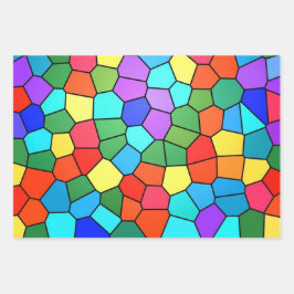 Rainbow Geschenkpapier Set