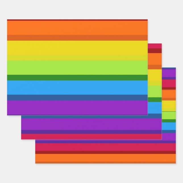 Rainbow Geschenkpapier Set (Set)