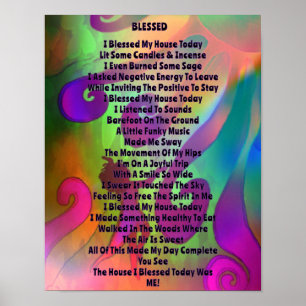 Rainbow Gesegnetes Poster