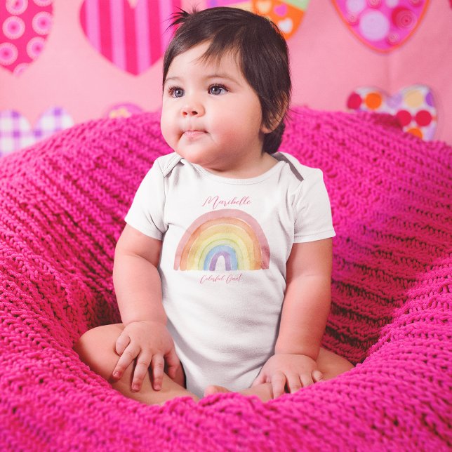 Rainbow Girl Baby Strampler (Von Creator hochgeladen)