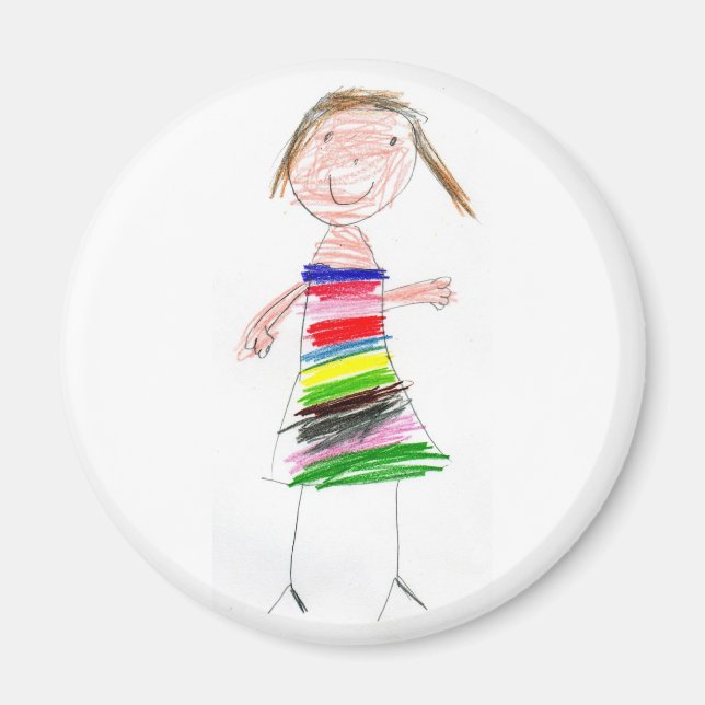 Rainbow Girl Magnet (Vorne)