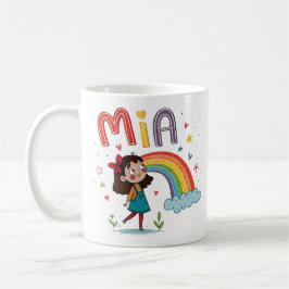 Rainbow Girl Mia 1 Kaffeetasse