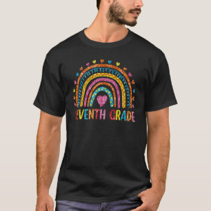 Rainbow Girls Boys Teacher 7. Klasse T-Shirt