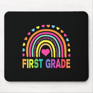 Rainbow Girls Boys Teacher Team 1st Gr Mousepad
