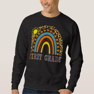 Rainbow Girls Boys Teacher Team 4th Gr Sweatshirt