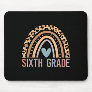 Rainbow Girls Boys Teacher Team 6th Gr Mousepad