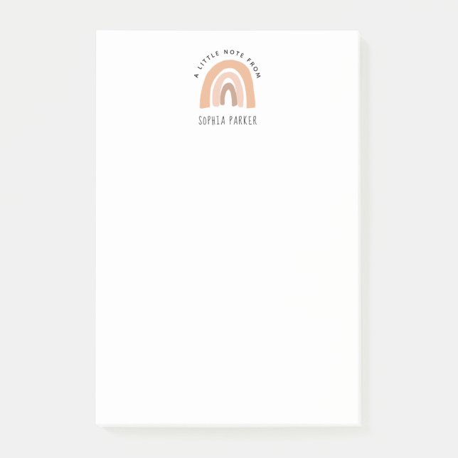 Rainbow Girls Stationery Notepad Post-it Klebezettel (Vorderseite)
