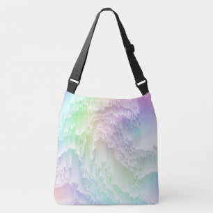 Rainbow Glitch Tragetaschen Mit Langen Trägern