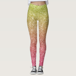Rainbow Glitter Leggings