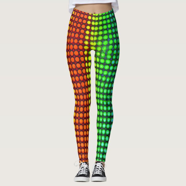 Rainbow Glittering Leggings (Vorderseite)