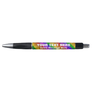 Rainbow Glitzer Gay Pride Parade Business Template Kugelschreiber