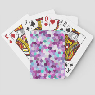 Rainbow Glitzer Mosaic No. 01 Spielkarten