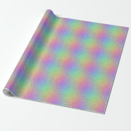 Rainbow-Glitzer-Wrapping-Papier Geschenkpapier