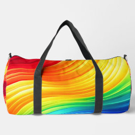 Rainbow Glow Gradient Gym & Duffle Bag