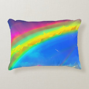 Rainbow Glow Sky Dekokissen