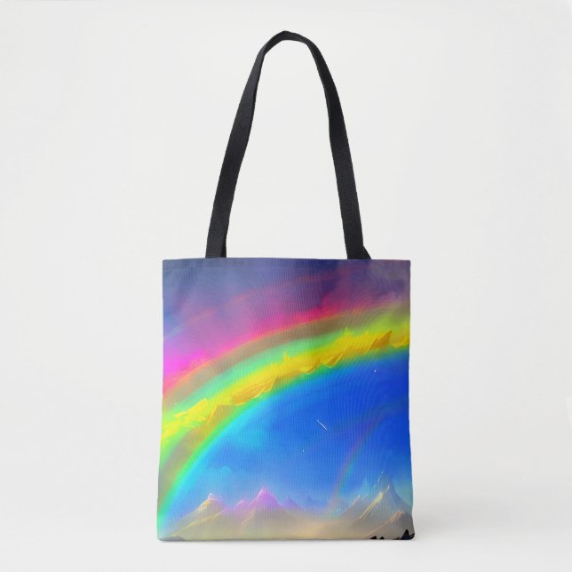 Rainbow Glow Sky Tasche (Vorderseite)