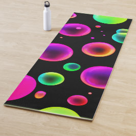 Rainbow Glows Bubble Dream Yogamatte