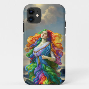 Rainbow Goddess digitale Malerei Originalkunst Case-Mate iPhone Hülle
