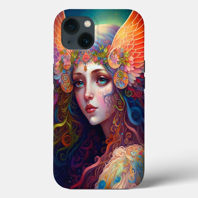 Rainbow Goddess Imaginaire Art Coque-Mate coque ip (Verso)