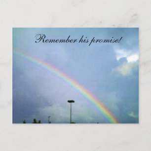 RAINBOW GODS VERSPRECHEN Postkarte