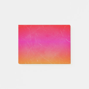 Rainbow Gradient Abstrakt Art Post-it Klebezettel