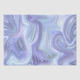 Rainbow Gradient and Silver Foil Strata Seidenpapier