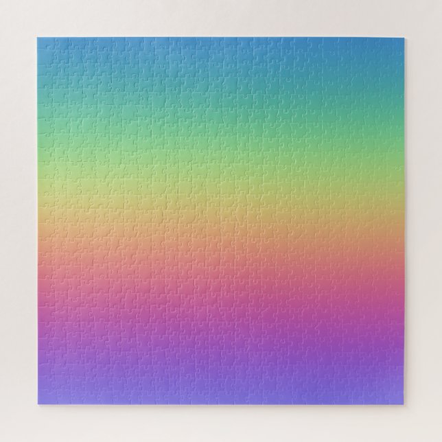 Rainbow Gradient Challenging Jigsaw Puzzle (Vertikal)