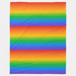 Rainbow gradient colors fleecedecke