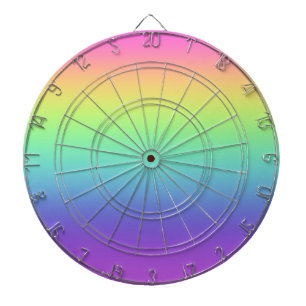 Rainbow Gradient Dartboard Dartscheibe