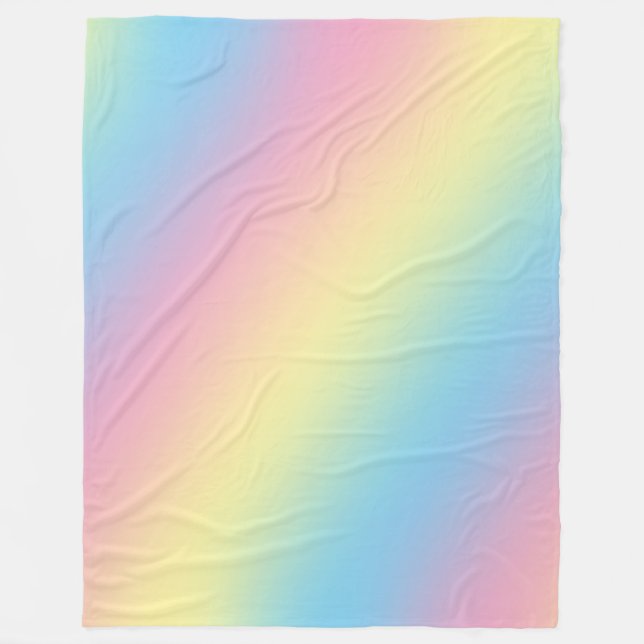 Rainbow Gradient Fleecedecke (Vorderseite)