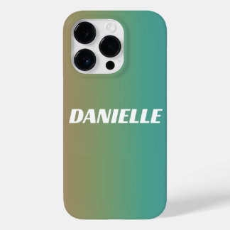 Rainbow Gradient Individuelle Name Case-Mate iPhone 14 Pro Hülle