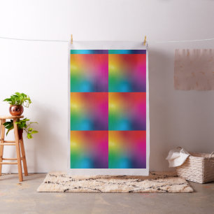 Rainbow Gradient Pillow Square Fabric Stoff