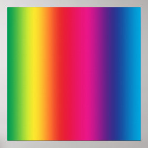 Rainbow Gradient Poster