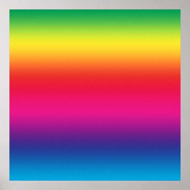 Rainbow Gradient Poster (Vorne)
