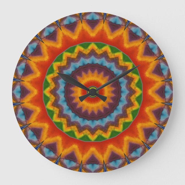 Rainbow Große Wanduhr (Vorderseite)