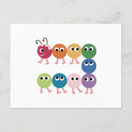 Rainbow Grub. Postkarte