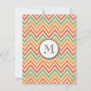 Rainbow Grunge Zigzag Chevrons