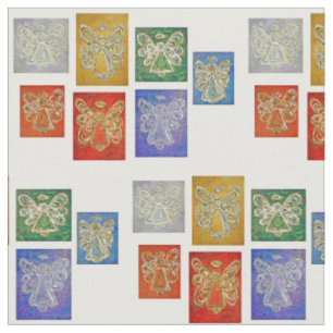Rainbow Guardian Angels Kunst, Dichtung und Musik Stoff