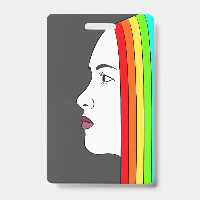 Rainbow Hair Ausweis (Vorderseite)