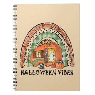 Rainbow Halloween Vibes Camper/ Anhänger Notizblock